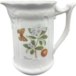VTG PHILIPPE DESHOULIERES Porcelaine LOURIOUX EDITION FRANCE Pitcher 6”
